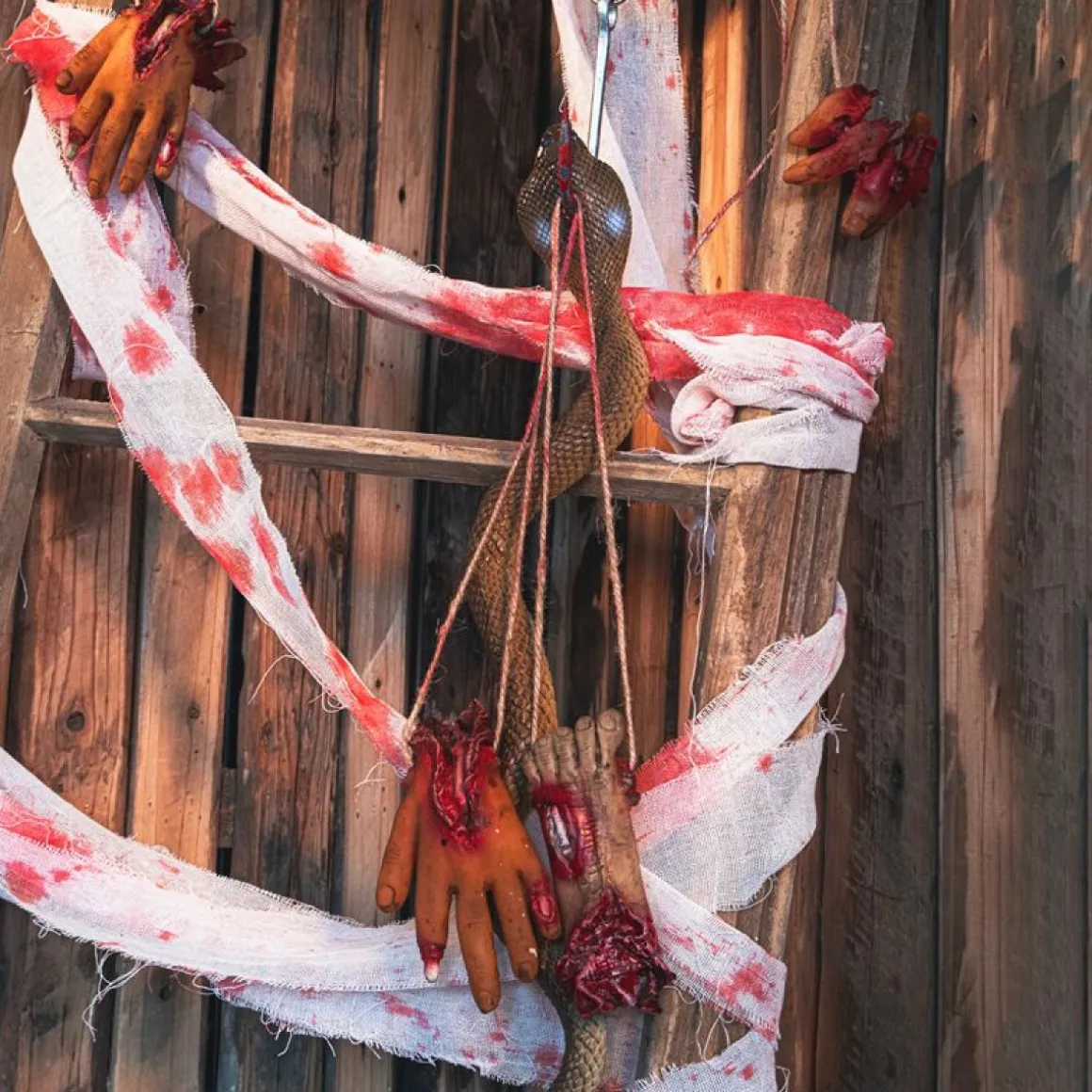 Blodigt Gazebind
