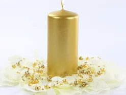 Bloklys Metallisk Guld