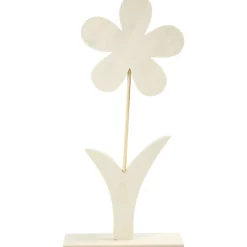 Blomst Dekoration Træ Beige