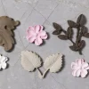 Blomster Og Blade Silikoneform