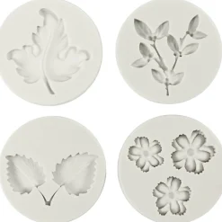 Blomster Og Blade Silikoneform