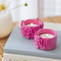 Blomster Fyrfadsstager, DIY