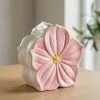Blomst Porcelænsvase Lyserød