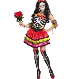 Blomstrende Day of the Dead Kostume
