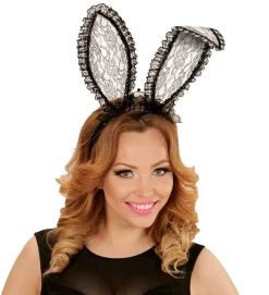 Blonde Bunny Ører Sort