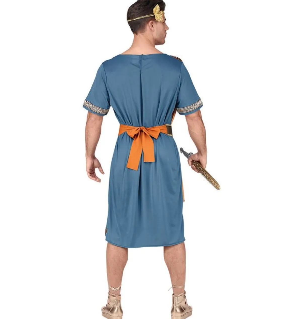 Blå Romersk Prins Kostume
