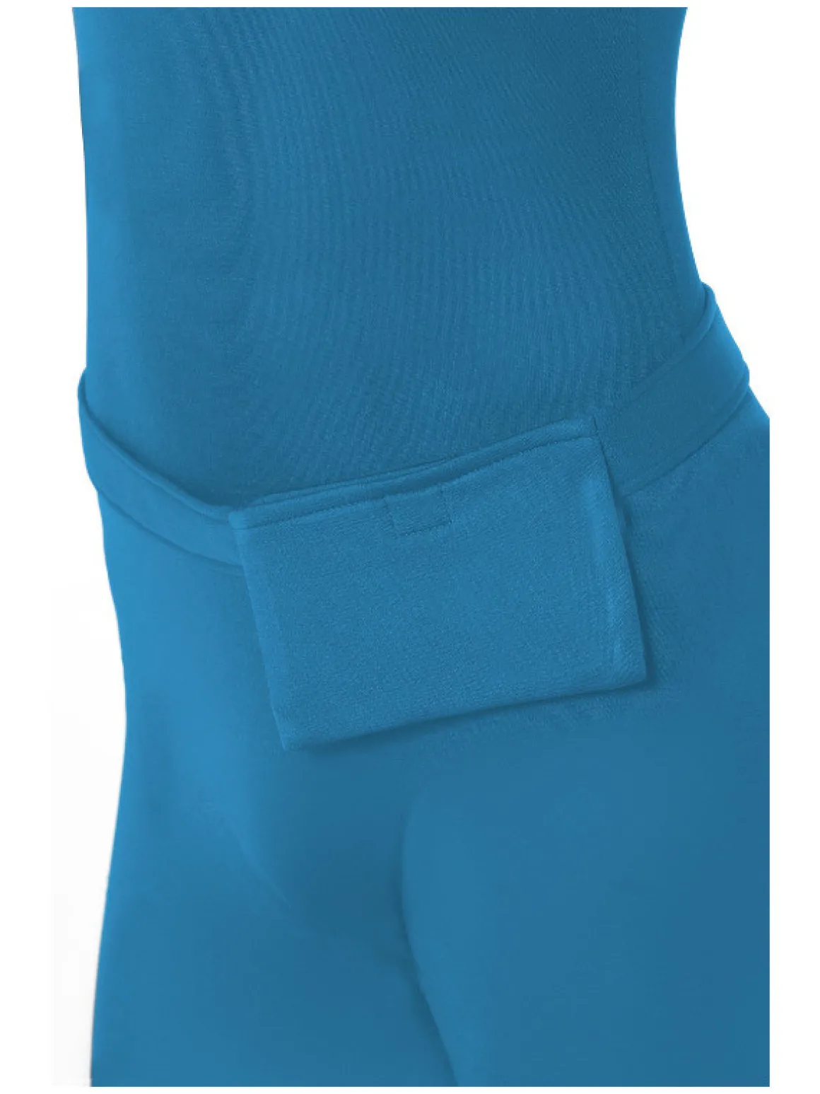 Blå Skinsuit Kostume