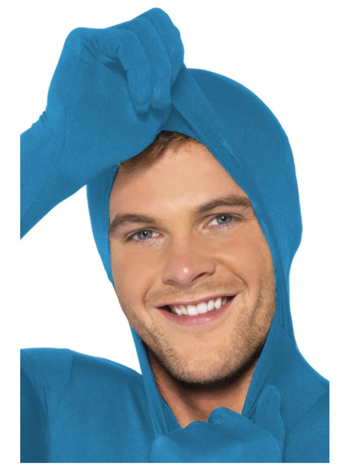 Blå Skinsuit Kostume