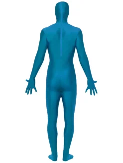 Blå Skinsuit Kostume