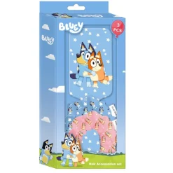 Bluey® Hårtilbehørssæt Blå/Lyserød