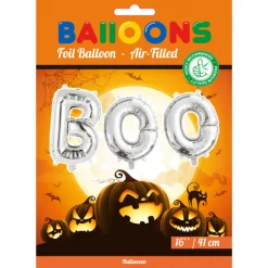 Boo Folieballoner Sølv