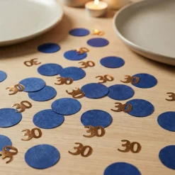 Bordkonfetti 30 År True Blue