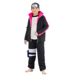 Boruto Uzumaki® Børnekostume Sort/Pink