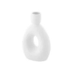 Bougeoir Keramikvase Hvid