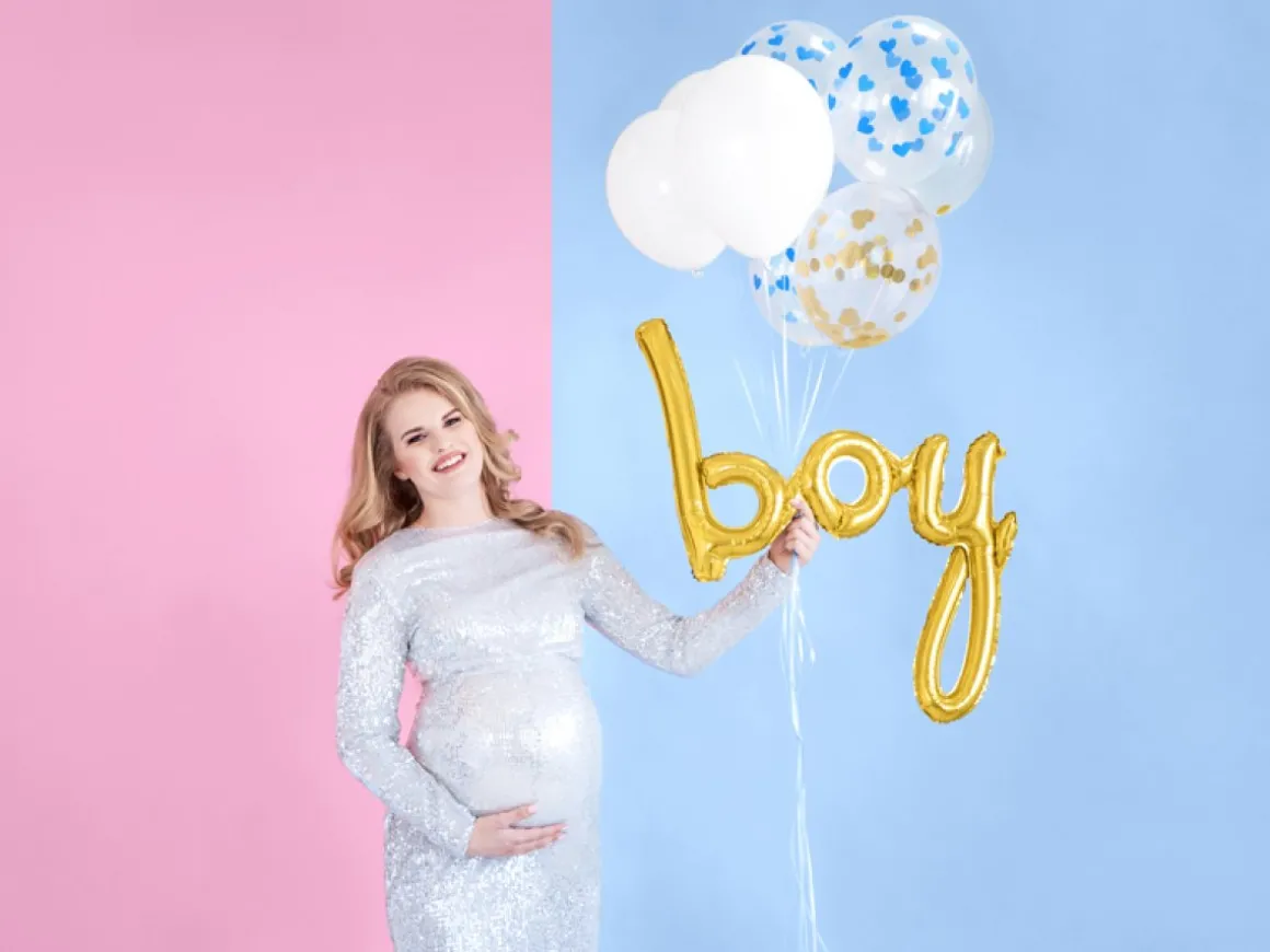 Boy Folieballon Guld