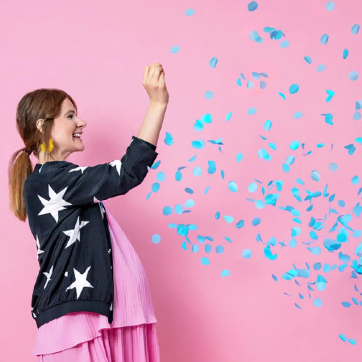 Boy Or Girl Ballon Dreng Sort