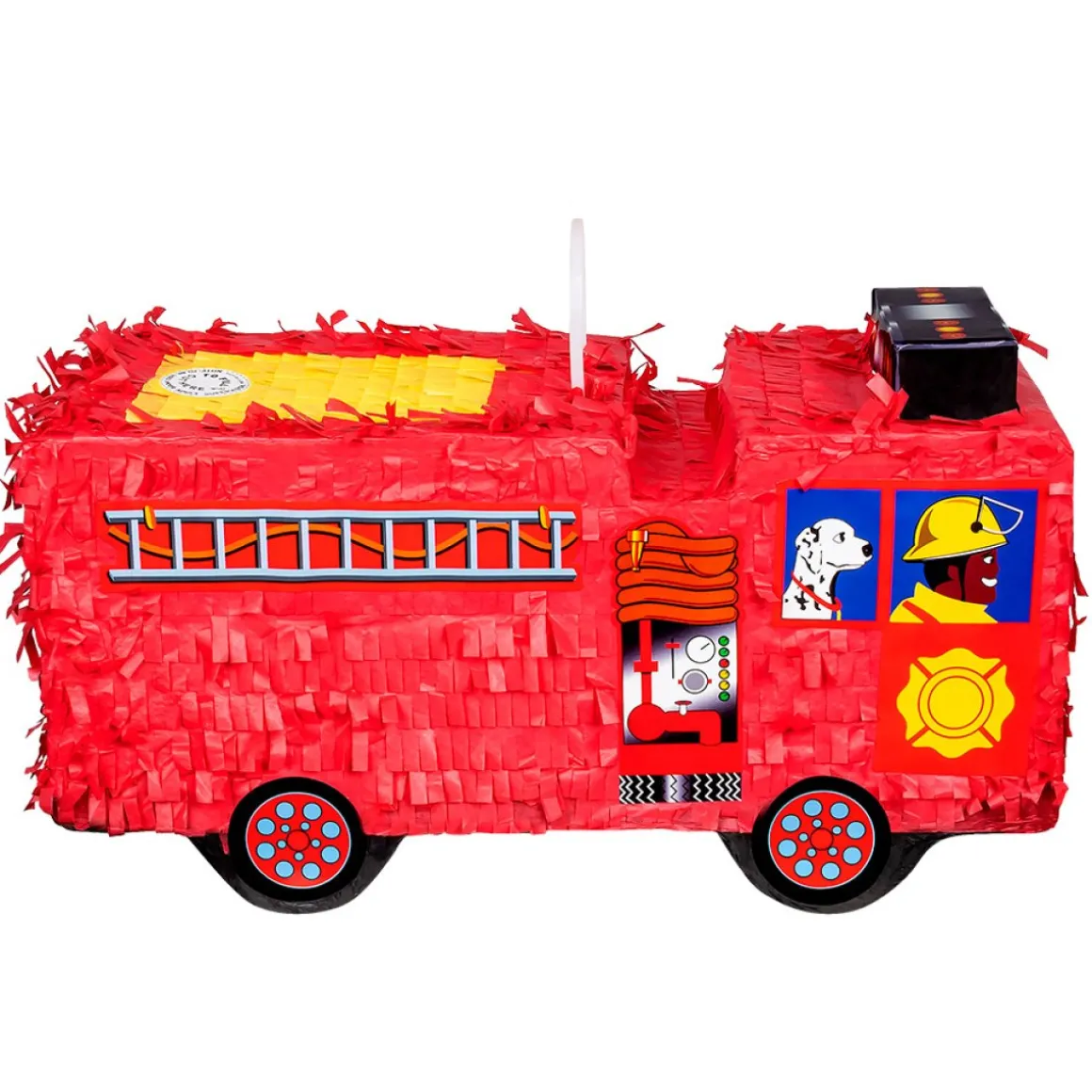 Brandbil Piñata Rød