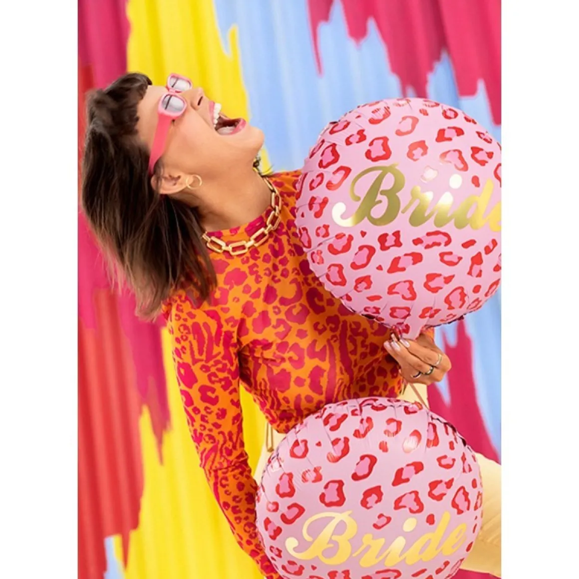 Bride Folieballon Pink