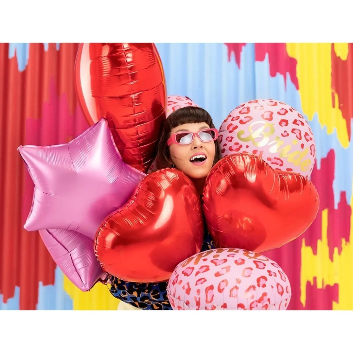 Bride Folieballon Pink
