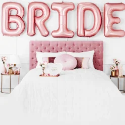 Bride Folieballoner Rosaguld