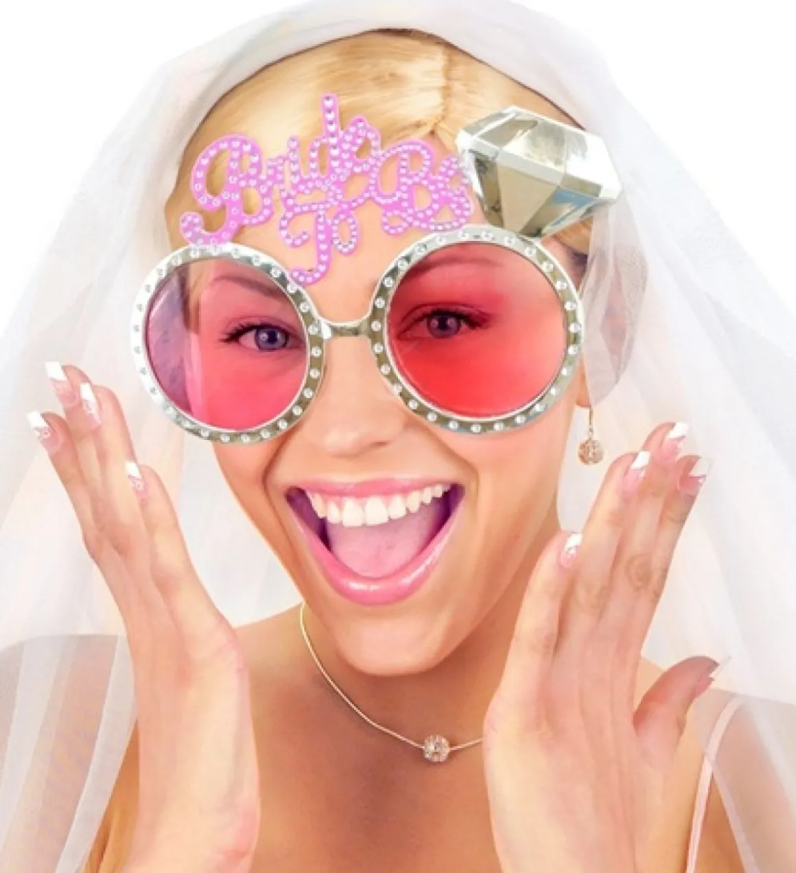Bride To Be Diamant Briller Lyserød