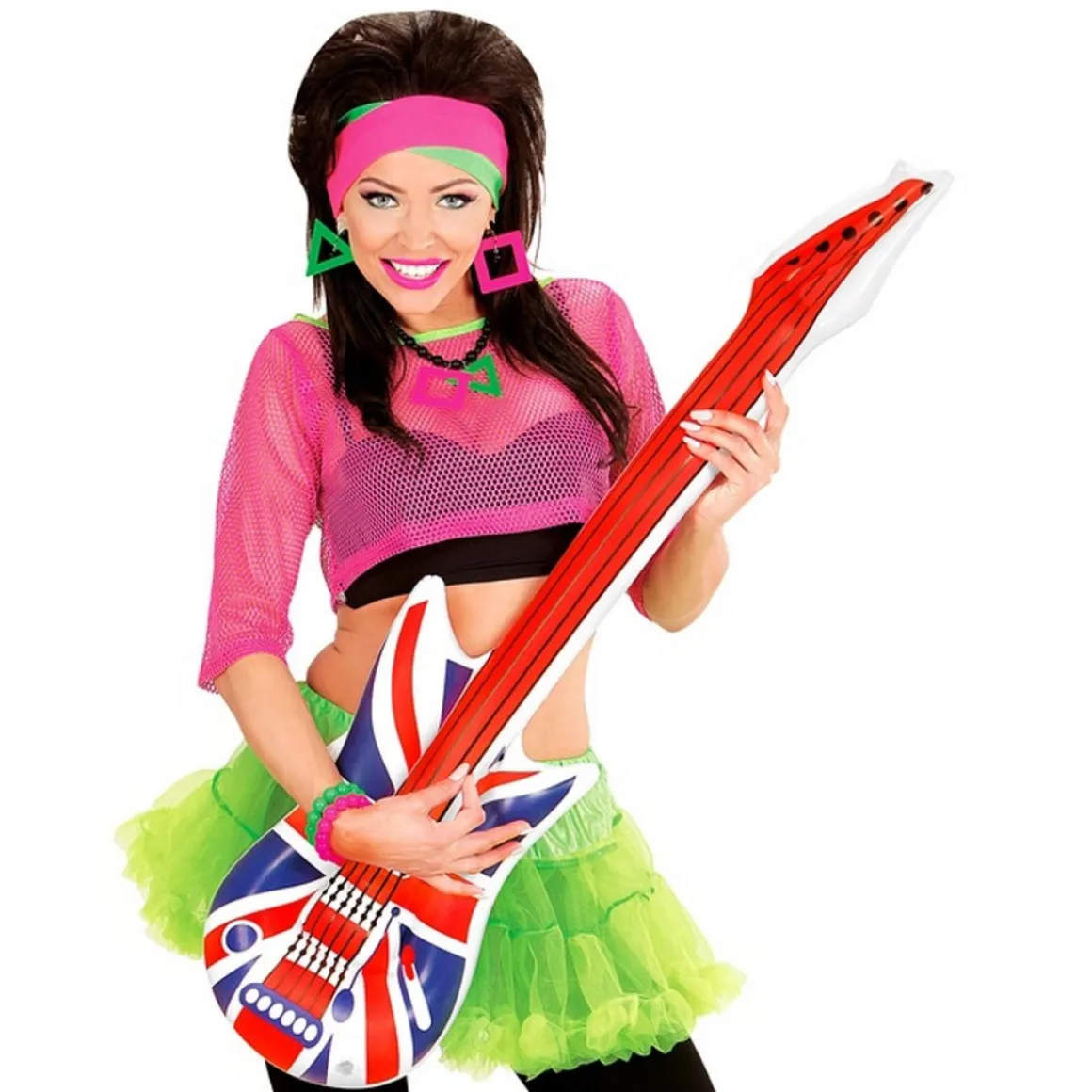Britisk Flag Oppustelig Guitar
