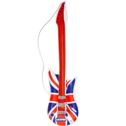 Britisk Flag Oppustelig Guitar