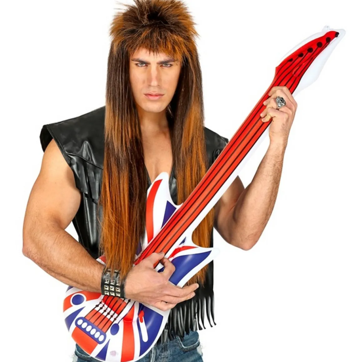 Britisk Flag Oppustelig Guitar
