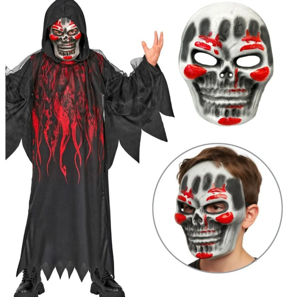 Brændende Reaper Børnekostume