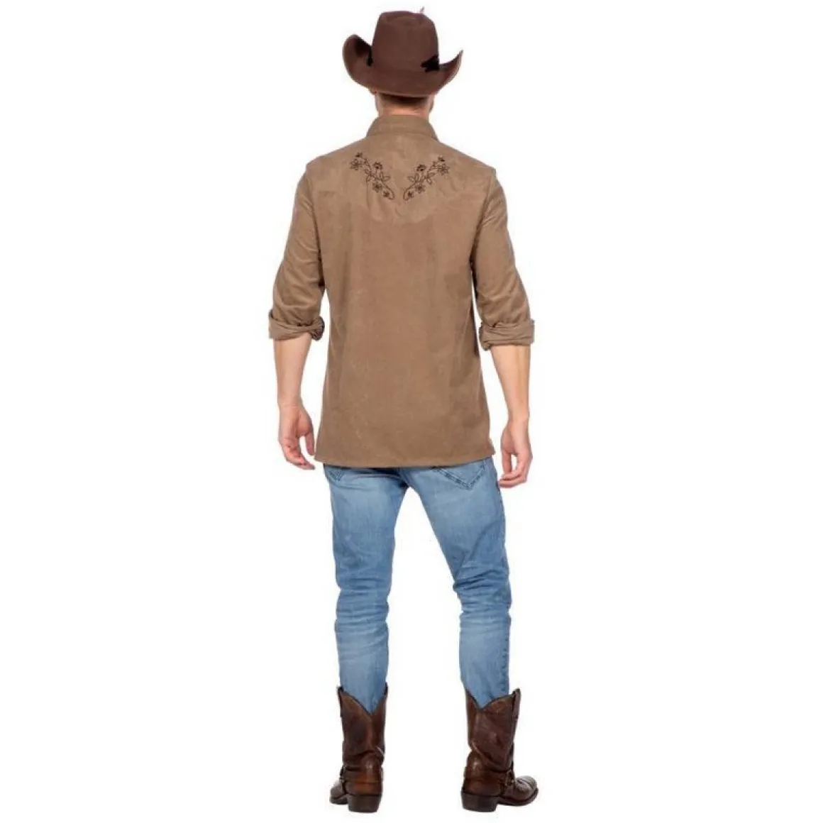 Brun Cowboy Skjorte