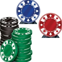 Casino Pokerchips Dekorationer