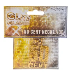 50 Cent Halskæde Guld