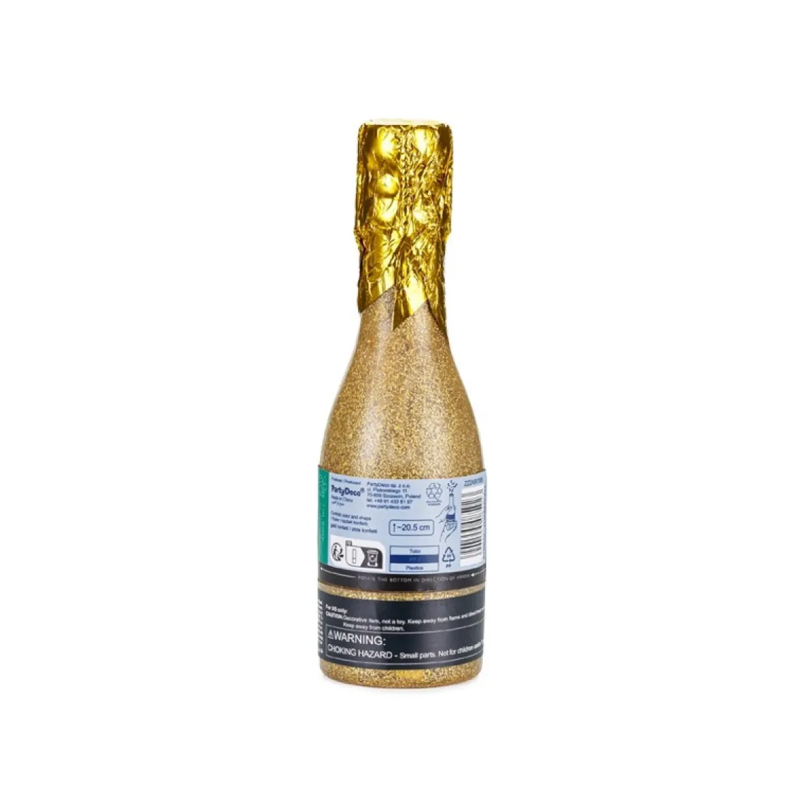 Champagne Konfettikanon Guld