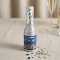 Champagne Konfettikanon Sølv