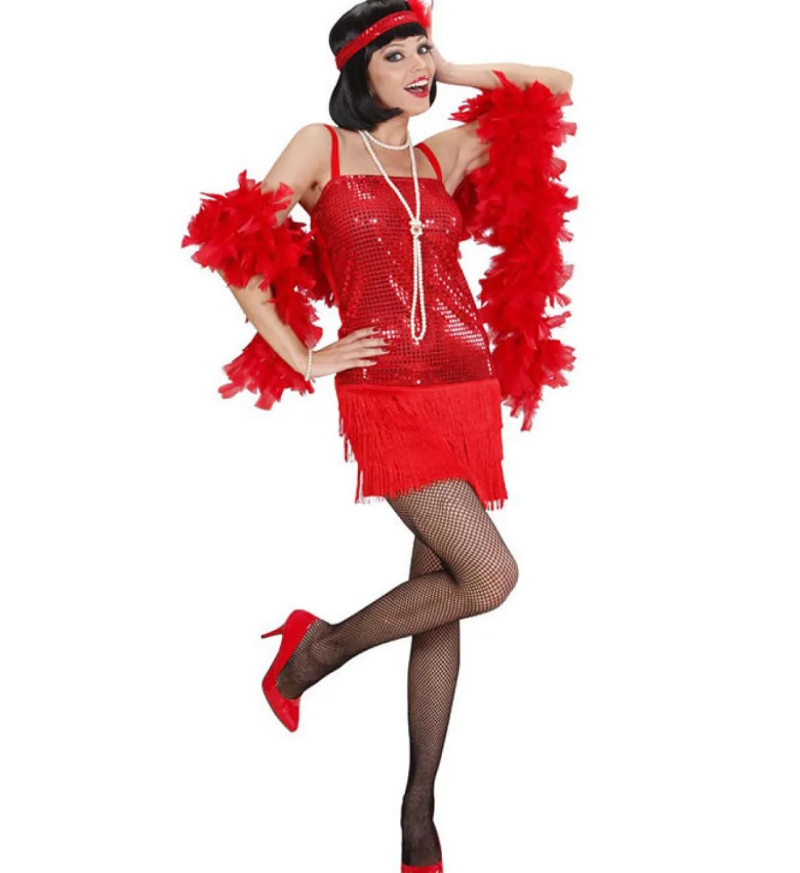 Charleston Darling Rød Kostume