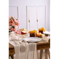 Chiffon Bordløber Creme