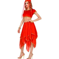 Chiffon Nederdel Rød
