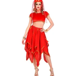 Chiffon Nederdel Rød