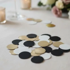 Cirkel Konfetti Sort/Creme/Champagne