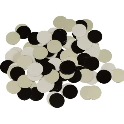 Cirkel Konfetti Sort/Creme/Champagne