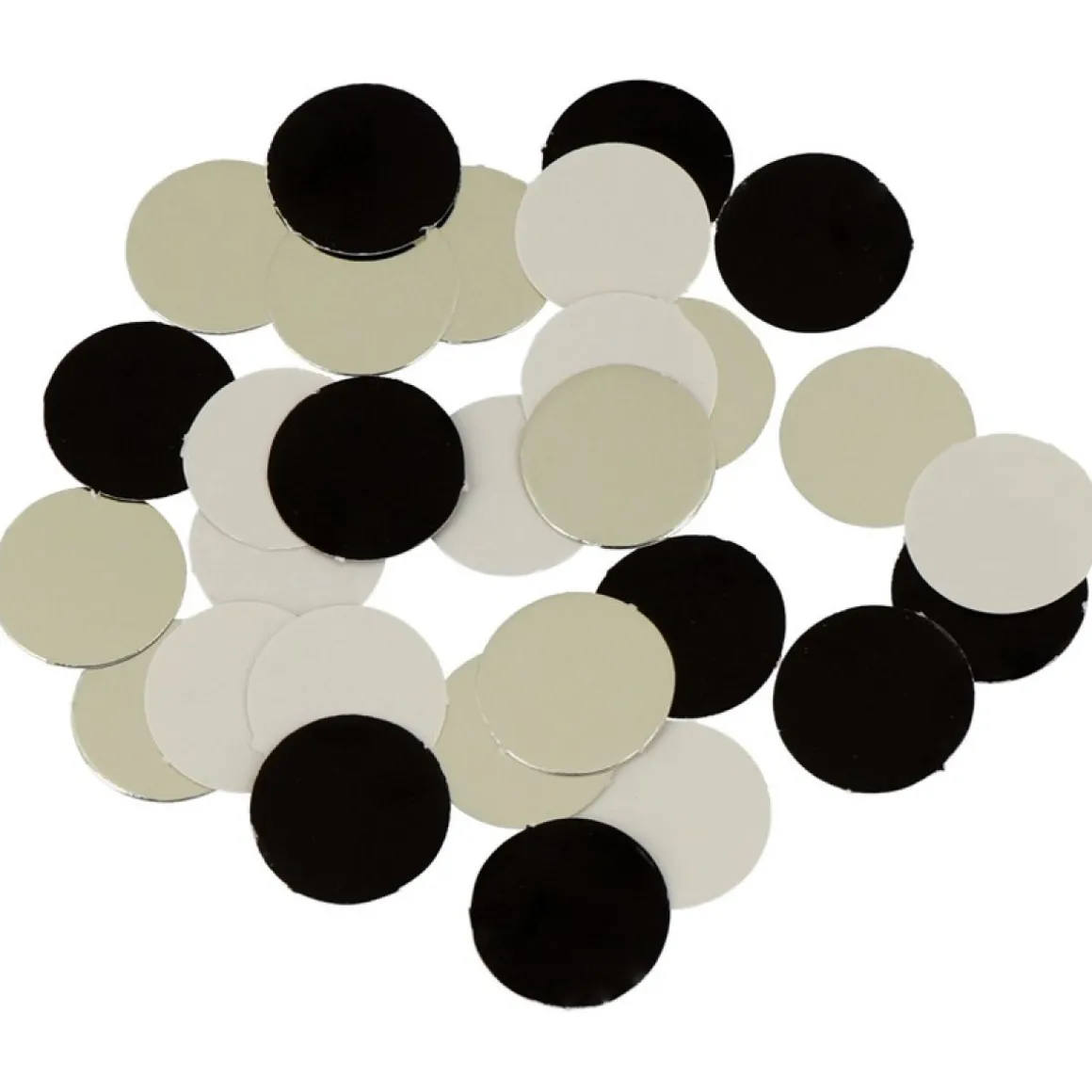Cirkel Konfetti Sort/Creme/Champagne