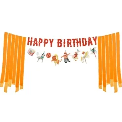 Cirkus Happy Birthday Banner