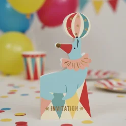 Cirkus Søløve Invitationer