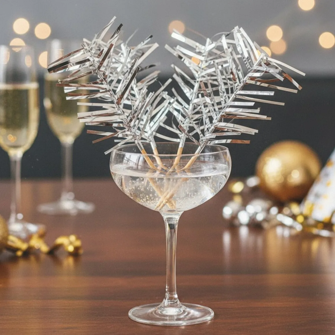 Cocktailpinde Sølv