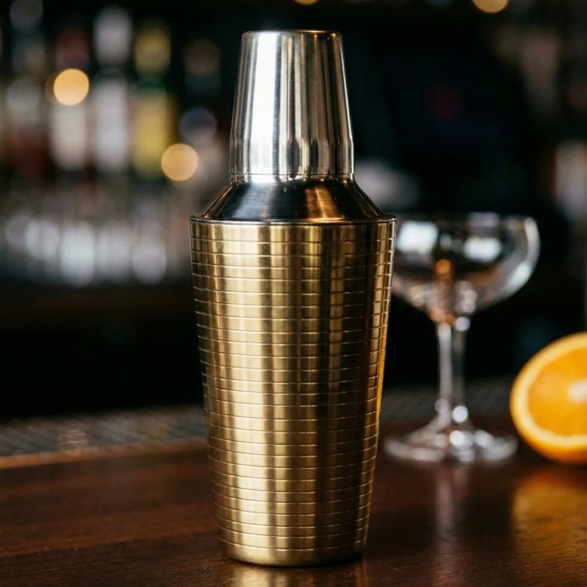 Cocktailshaker Guld/Sølv