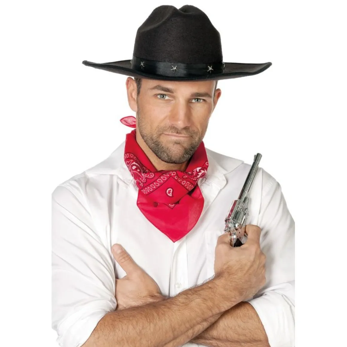 Cowboyhat Med Nitter Sort