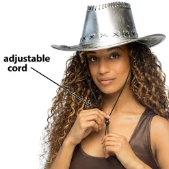 Cowboyhat Savanne Sølv