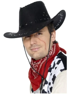 Cowboy Hat Slidt Sort