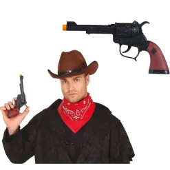 Cowboy Legetøjsrevolver Sort
