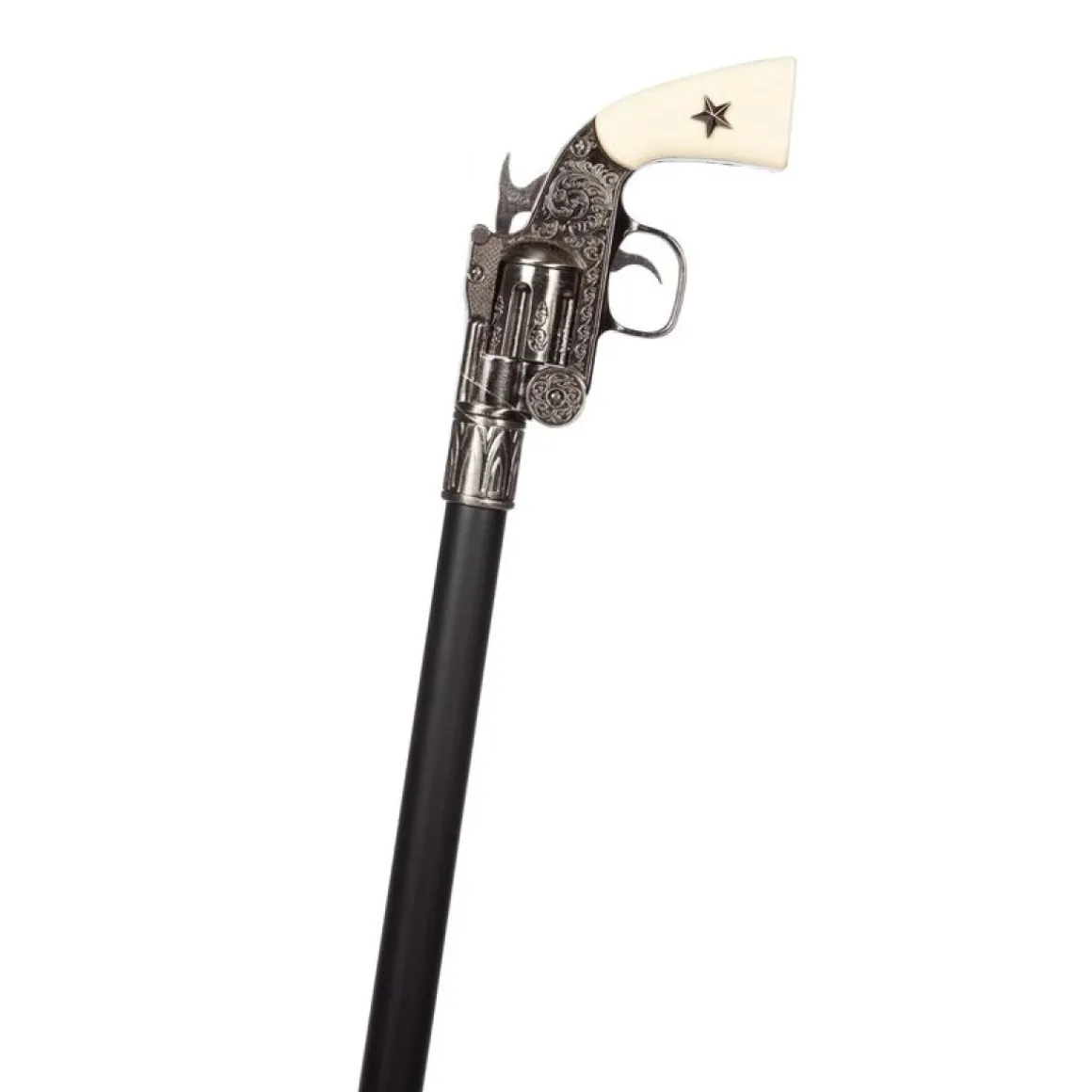 Cowboy Revolver Stok Sort